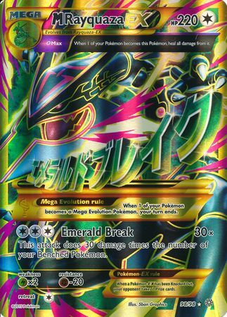 M Rayquaza EX (98/98) (Jumbo Card) [XY: Ancient Origins] | Jack's On Queen