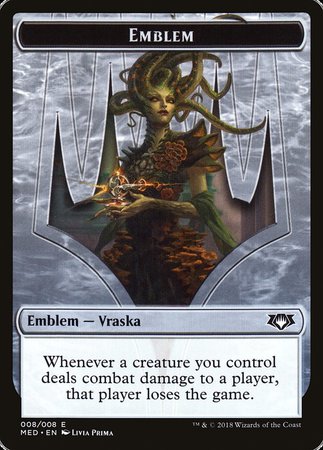 Emblem - Vraska, Golgari Queen [Mythic Edition Tokens] | Jack's On Queen