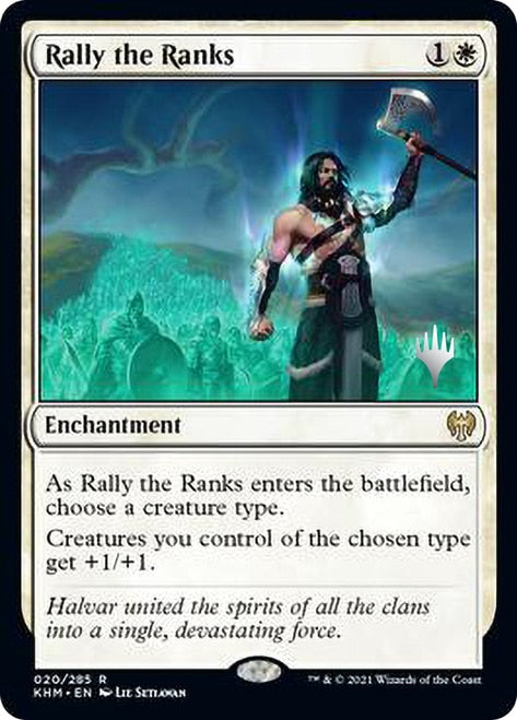 Rally the Ranks [Kaldheim Promo Pack] | Jack's On Queen