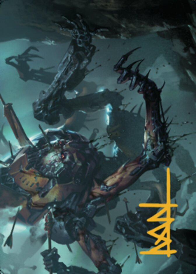 Scrapwork Rager Art Card (Gold-Stamped Signature) [The Brothers' War Art Series] | Jack's On Queen