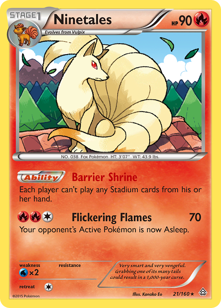 Ninetales (21/160) [XY: Primal Clash] | Jack's On Queen