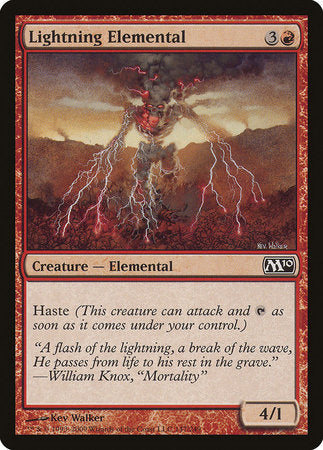 Lightning Elemental [Magic 2010] | Jack's On Queen