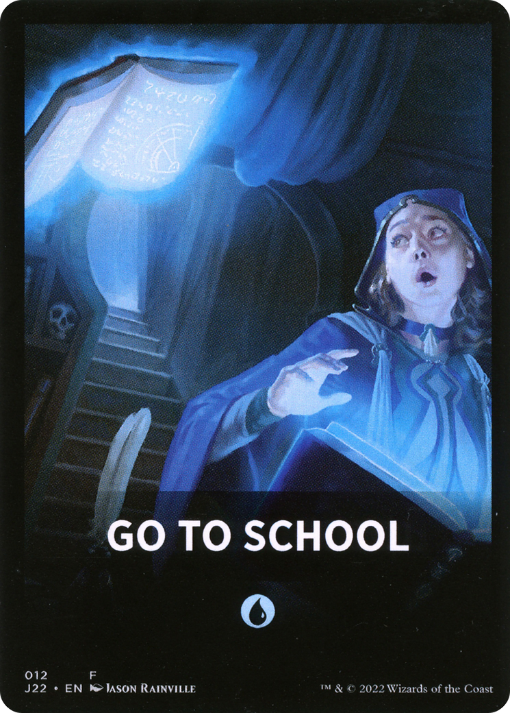 Go to School Theme Card [Jumpstart 2022 Front Cards] | Jack's On Queen