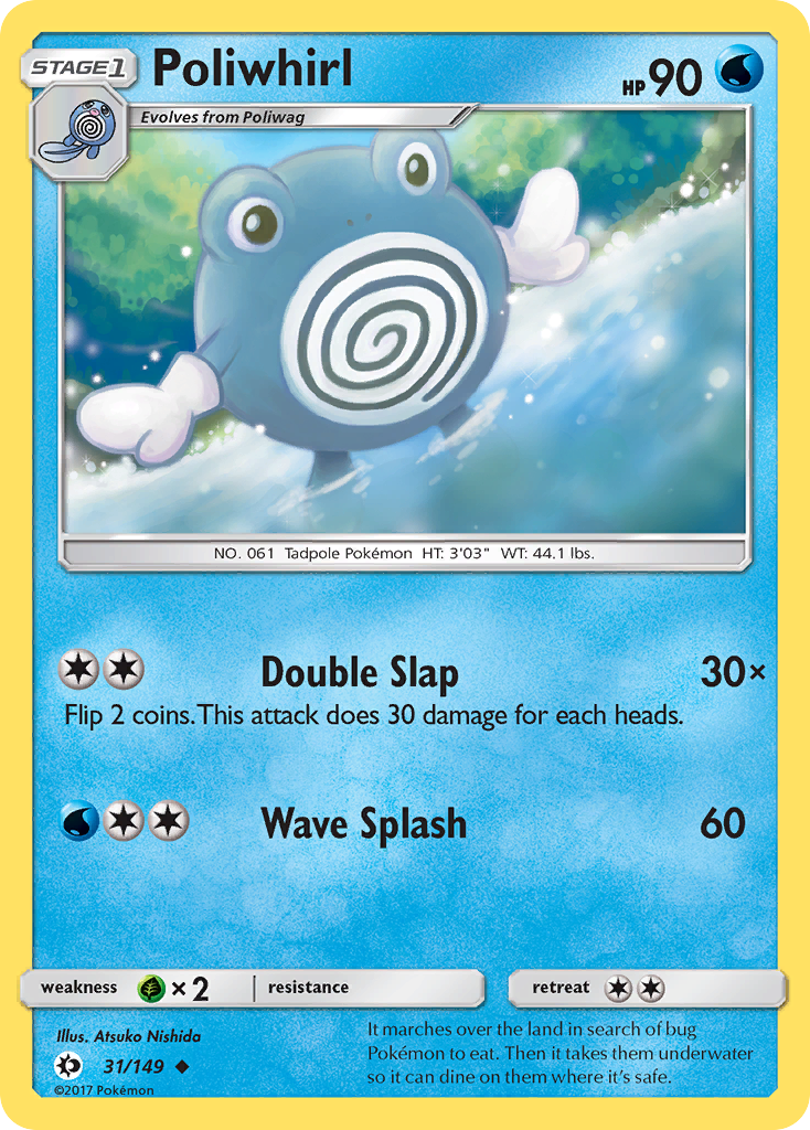 Poliwhirl (31/149) [Sun & Moon: Base Set] | Jack's On Queen