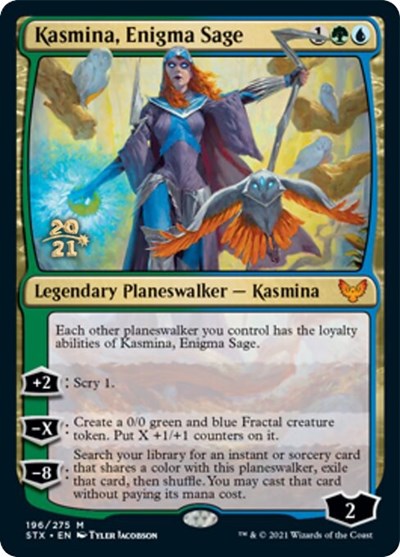 Kasmina, Enigma Sage [Strixhaven: School of Mages Prerelease Promos] | Jack's On Queen