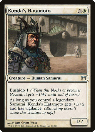 Konda's Hatamoto [Champions of Kamigawa] | Jack's On Queen