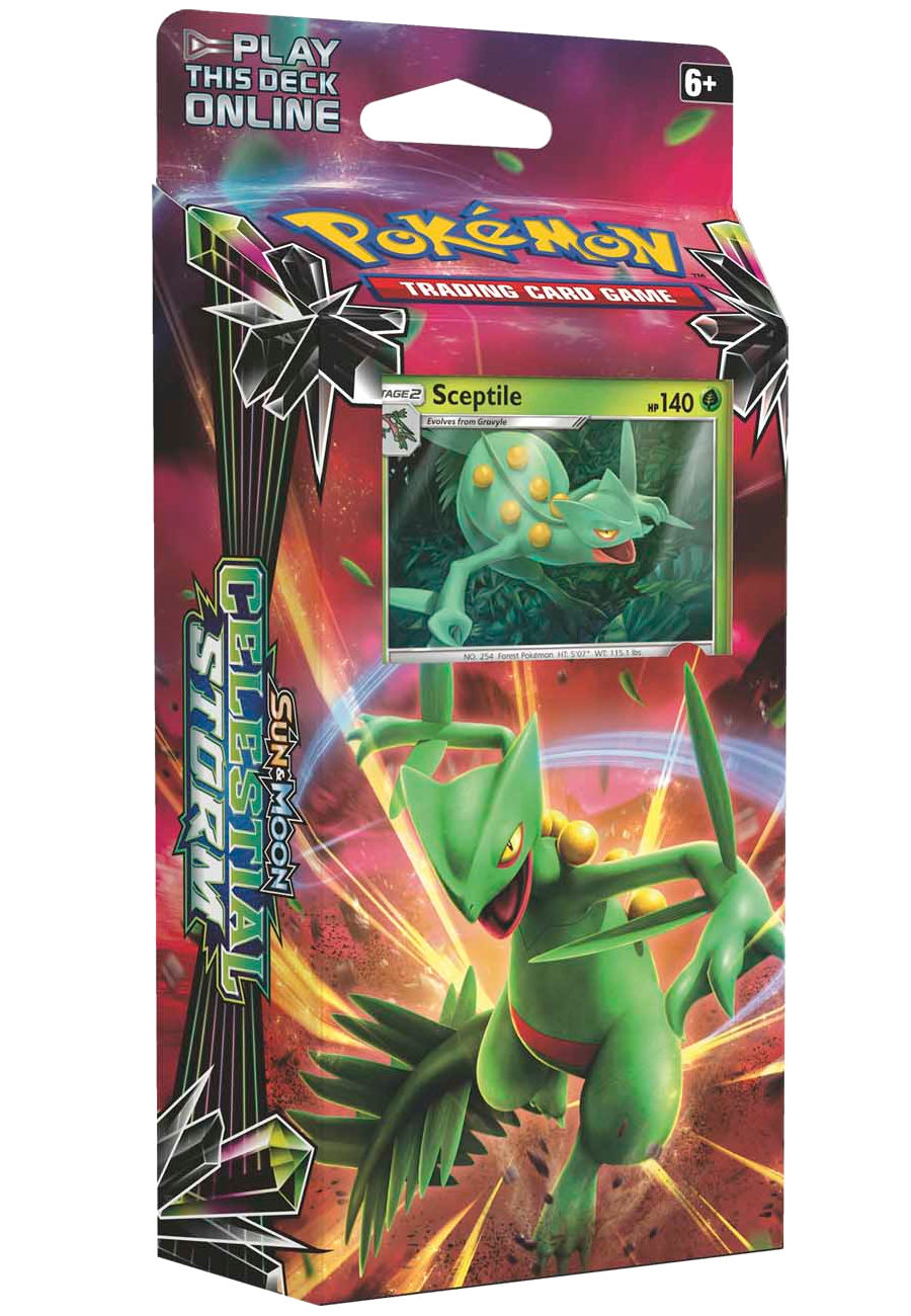 Sun & Moon: Celestial Storm - Theme Deck (Leaf Charge) | Jack's On Queen