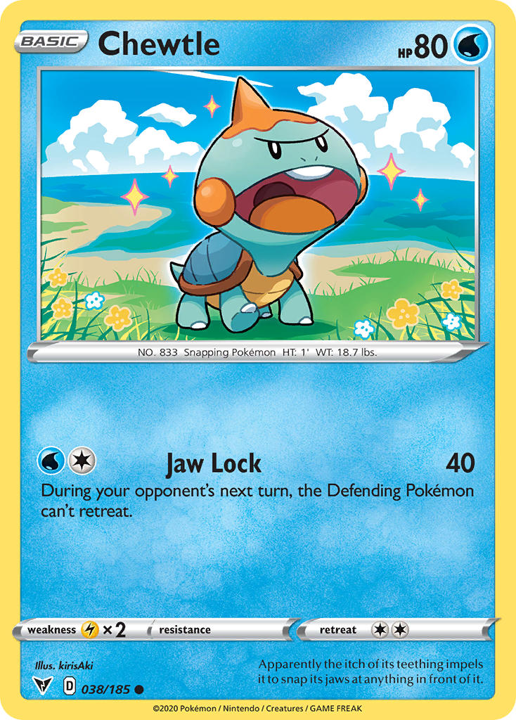 Chewtle (038/185) [Sword & Shield: Vivid Voltage] | Jack's On Queen