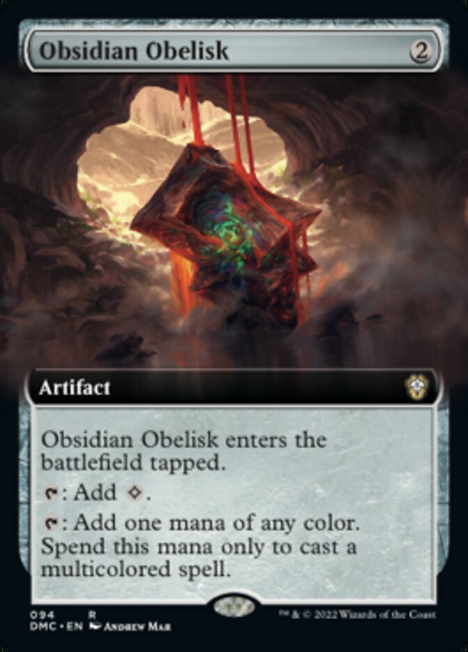 Obsidian Obelisk (Extended Art) [Dominaria United Commander] | Jack's On Queen