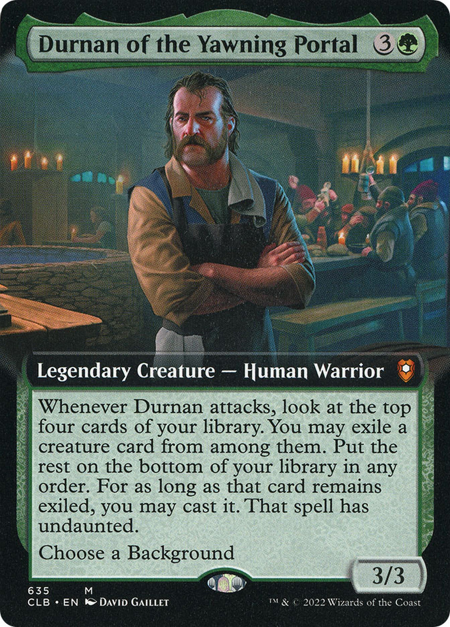 Durnan of the Yawning Portal (Extended Art) [Commander Legends: Battle for Baldur's Gate] | Jack's On Queen