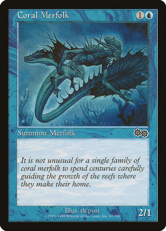 Coral Merfolk [Urza's Saga] | Jack's On Queen