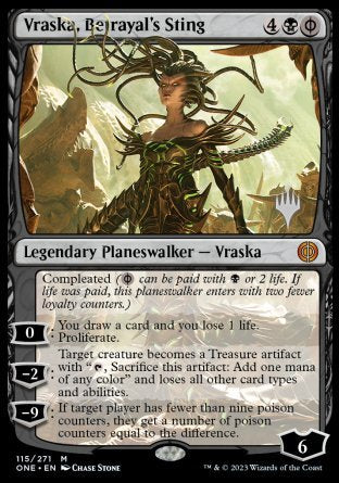 Vraska, Betrayal's Sting (Promo Pack) [Phyrexia: All Will Be One Promos] | Jack's On Queen