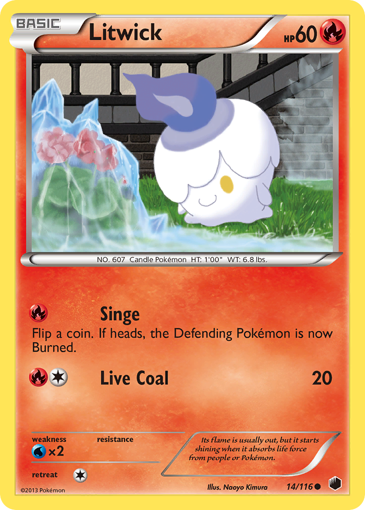 Litwick (14/116) [Black & White: Plasma Freeze] | Jack's On Queen