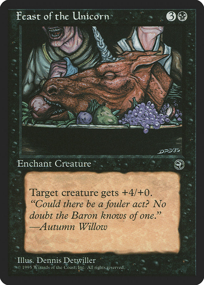 Feast of the Unicorn (Autumn Willow Flavor Text) [Homelands] | Jack's On Queen