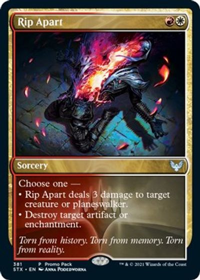 Rip Apart (Promo Pack) [Strixhaven: School of Mages] | Jack's On Queen