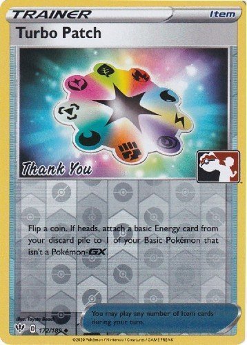 Turbo Patch (172/189) (Pokemon League) [Sword & Shield: Darkness Ablaze] | Jack's On Queen