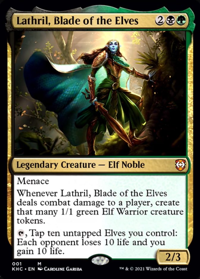 Lathril, Blade of the Elves [Kaldheim Commander] | Jack's On Queen