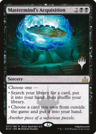 Mastermind's Acquisition [Rivals of Ixalan Promos] | Jack's On Queen