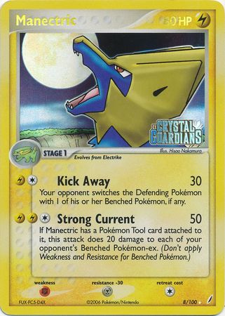 Manectric (8/100) (Stamped) [EX: Crystal Guardians] | Jack's On Queen