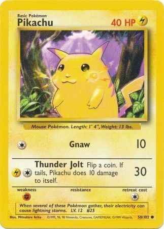 Pikachu (58/102) [Base Set Unlimited] | Jack's On Queen