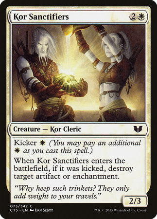Kor Sanctifiers [Commander 2015] | Jack's On Queen