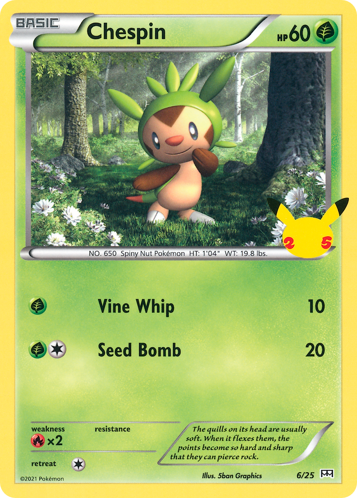 Chespin (6/25) [McDonald's 25th Anniversary] | Jack's On Queen