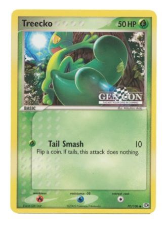 Treecko (70/106) (Gen Con The Best Four Days in Gaming Promo) [EX: Emerald] | Jack's On Queen