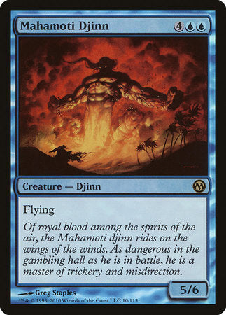 Mahamoti Djinn [Duels of the Planeswalkers] | Jack's On Queen