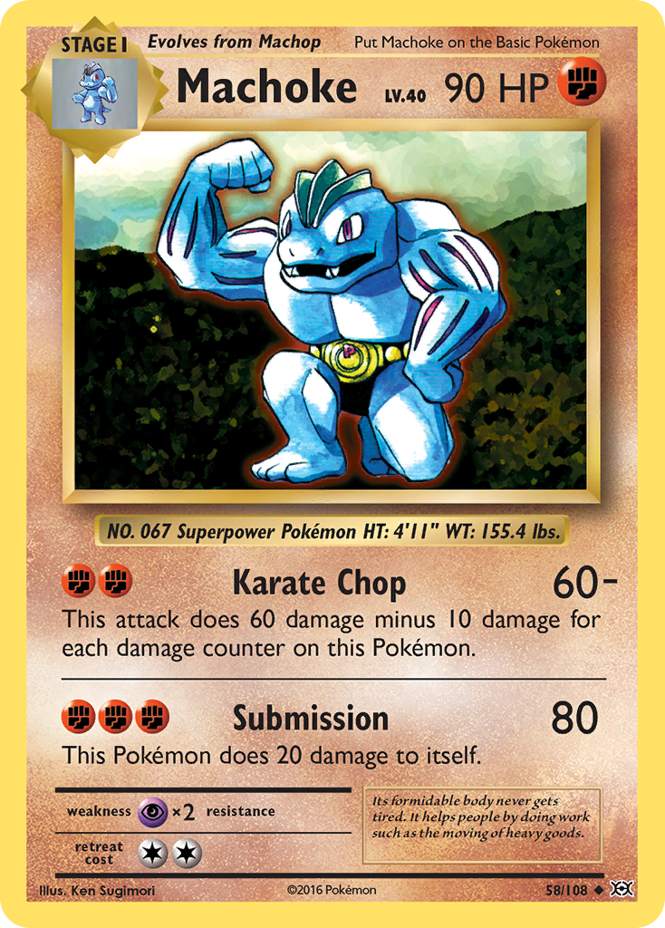 Machoke (58/108) [XY: Evolutions] | Jack's On Queen