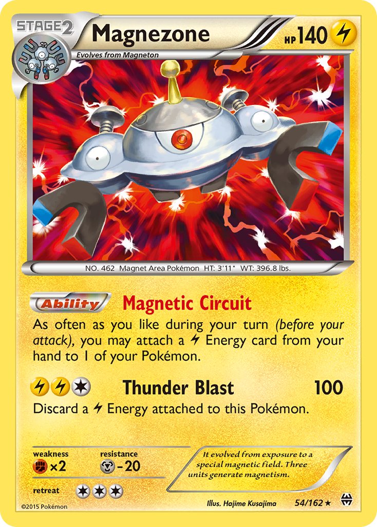 Magnezone (54/162) (Theme Deck Exclusive) [XY: BREAKthrough] | Jack's On Queen