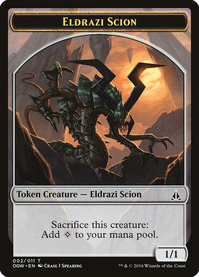 Eldrazi Scion (002/011) [Oath of the Gatewatch Tokens] | Jack's On Queen