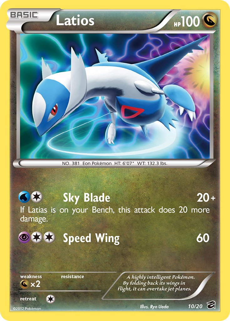 Latios (10/20) [Black & White: Dragon Vault] | Jack's On Queen