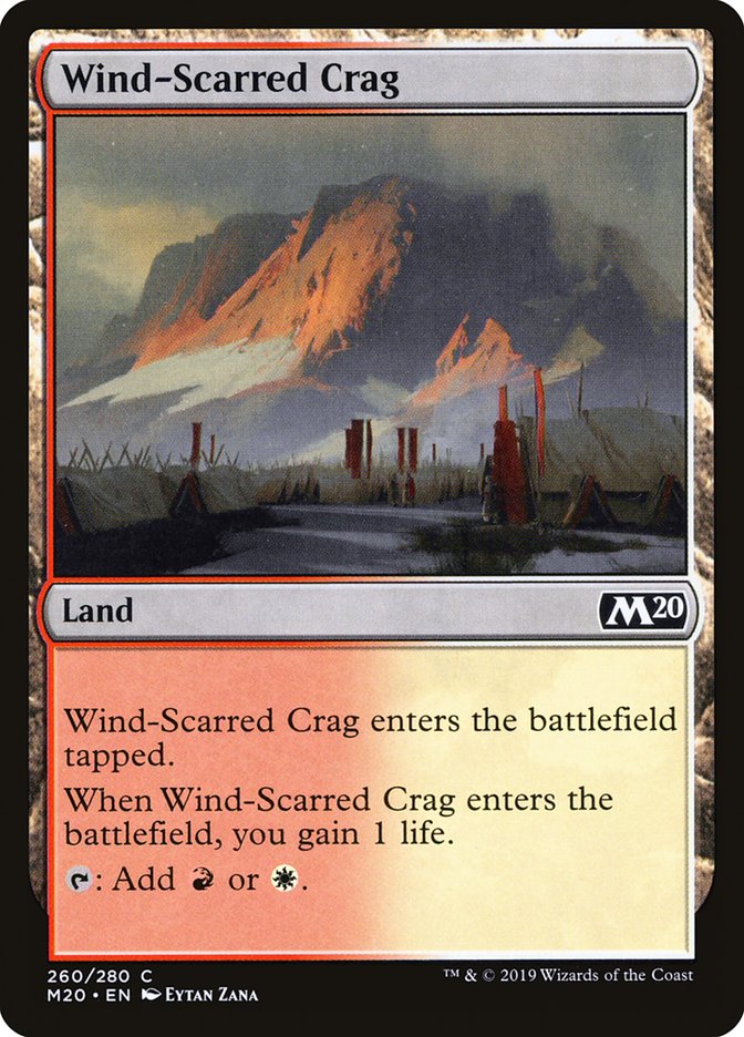 Wind-Scarred Crag [Core Set 2020] | Jack's On Queen