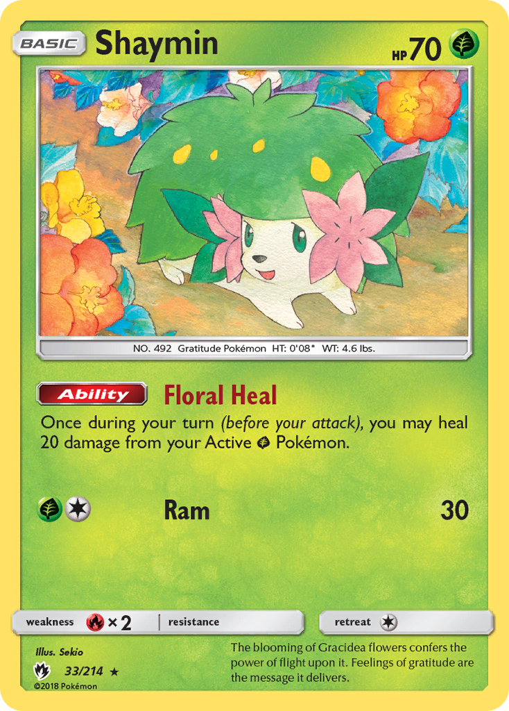 Shaymin (33/214) [Sun & Moon: Lost Thunder] | Jack's On Queen