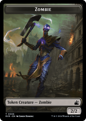 Bird // Zombie Double-Sided Token [Ravnica Remastered Tokens] | Jack's On Queen