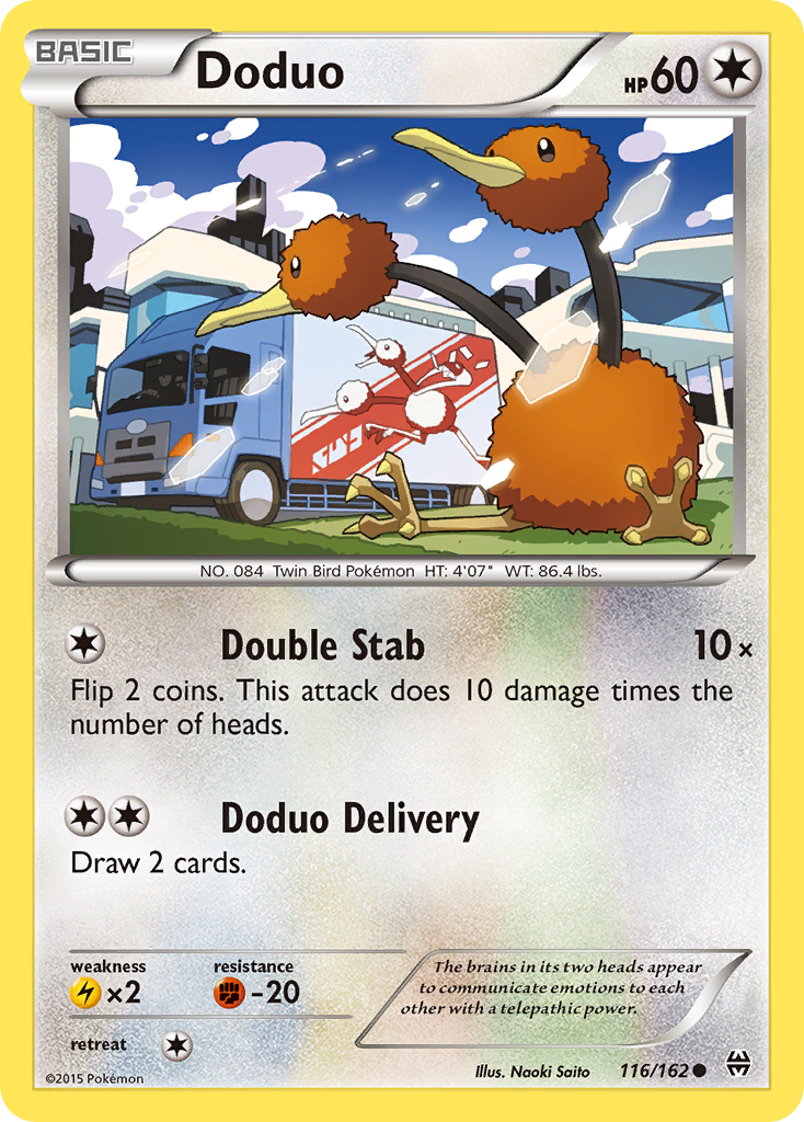 Doduo (116/162) [XY: BREAKthrough] | Jack's On Queen