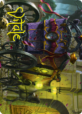 Honeymoon Hearse Art Card (Gold-Stamped Signature) [Innistrad: Crimson Vow Art Series] | Jack's On Queen