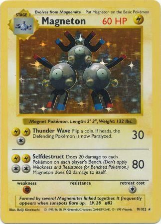 Magneton (9/102) [Base Set Shadowless Unlimited] | Jack's On Queen