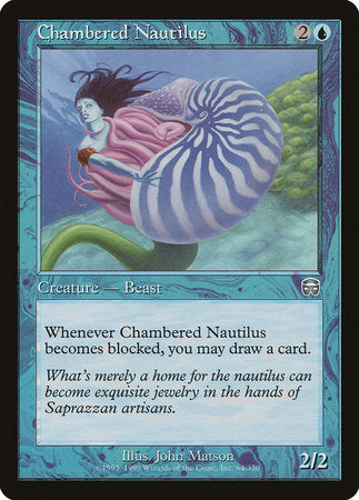 Chambered Nautilus [Mercadian Masques] | Jack's On Queen