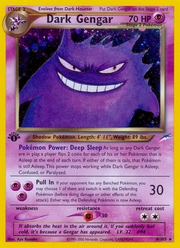 Dark Gengar (6/105) [Neo Destiny 1st Edition] | Jack's On Queen