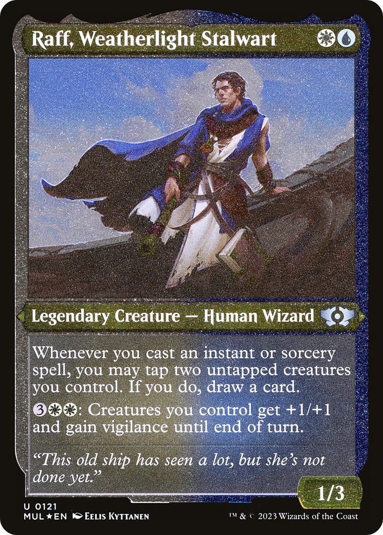 Raff, Weatherlight Stalwart (Foil Etched) [Multiverse Legends] | Jack's On Queen