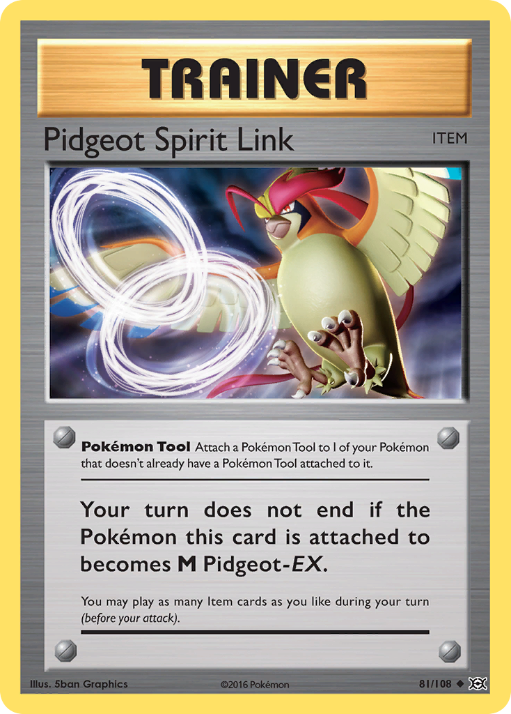 Pidgeot Spirit Link (81/108) [XY: Evolutions] | Jack's On Queen