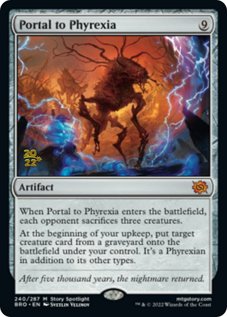 Portal to Phyrexia [The Brothers' War: Prerelease Promos] | Jack's On Queen
