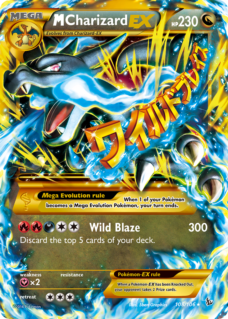 M Charizard EX (108/106) [XY: Flashfire] | Jack's On Queen