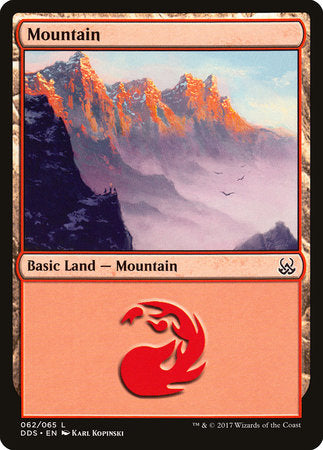 Mountain (62) [Duel Decks: Mind vs. Might] | Jack's On Queen