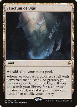 Sanctum of Ugin [Battle for Zendikar] | Jack's On Queen