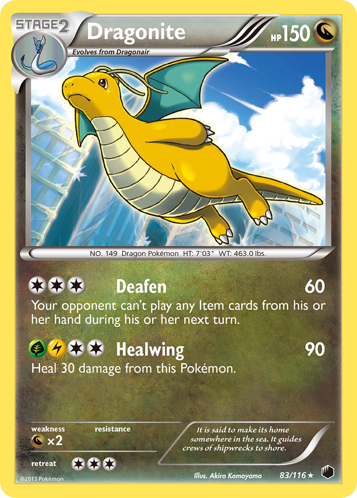 Dragonite (83/116) [Black & White: Plasma Freeze] | Jack's On Queen