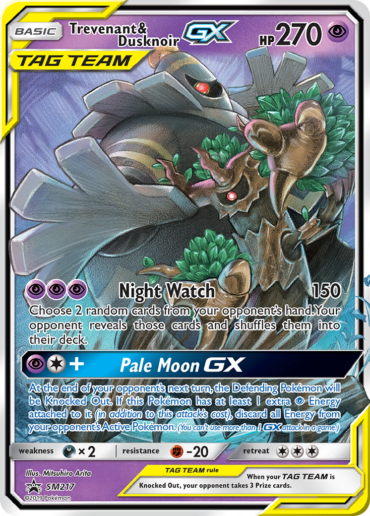 Trevenant & Dusknoir GX (SM217) [Sun & Moon: Black Star Promos] | Jack's On Queen