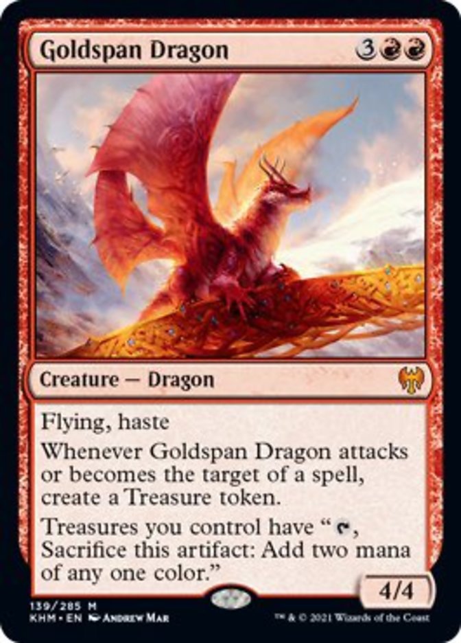 Goldspan Dragon [Kaldheim] | Jack's On Queen