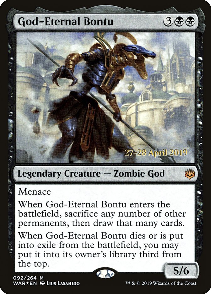 God-Eternal Bontu  [War of the Spark Prerelease Promos] | Jack's On Queen